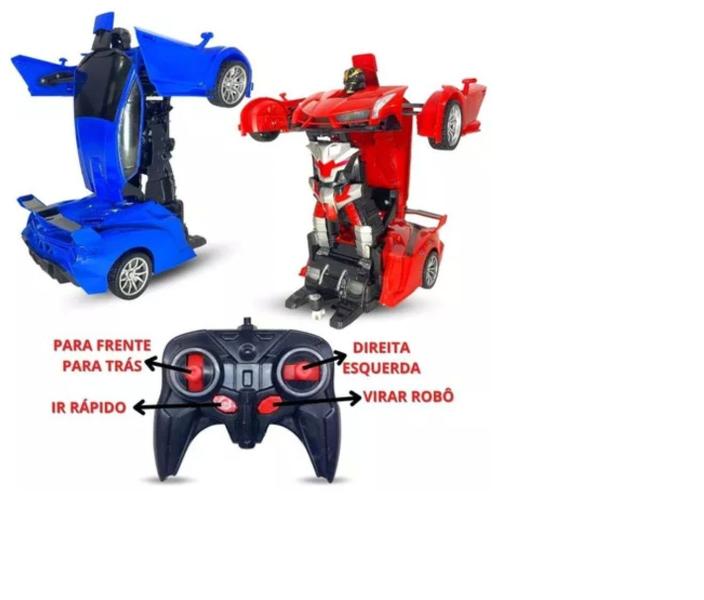 Imagem de Brinquedo Infantil Carrinho de Controle Remoto Lamborghini Transformers Robô