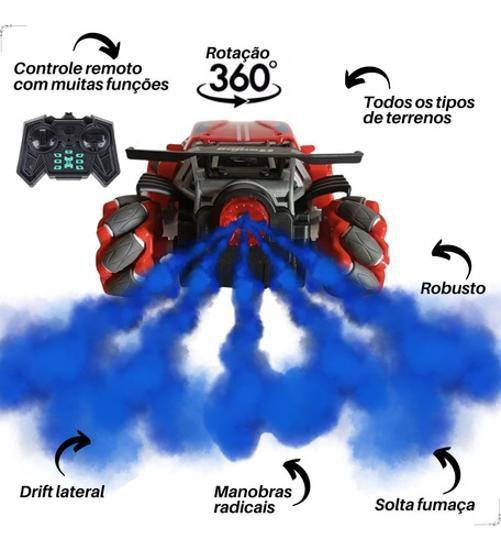 Imagem de Brinquedo Infantil Carrinho Solta Fumaça Com Controle Remoto