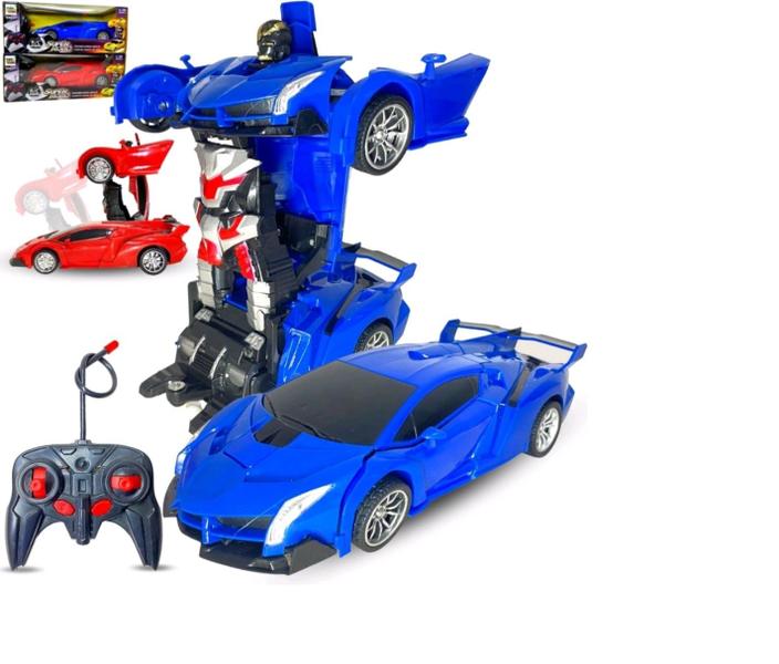 Imagem de Brinquedo Infantil Carrinho Transformers Lamborghini Com Controle Remoto