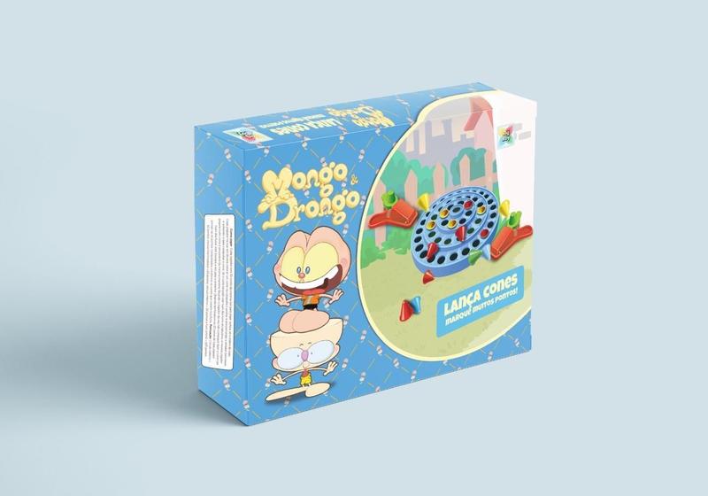 Brinquedo Infantil Catapulta Lança Cones Mongo & Drongo - Big Boy Imagem de Brinquedo Infantil Catapulta Lança Cones Mongo & Drongo