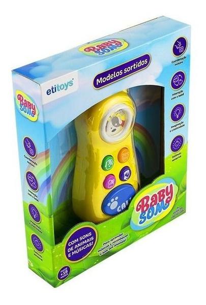 Imagem de Brinquedo Infantil Celular Telefone Luz e Sons Musical Toy