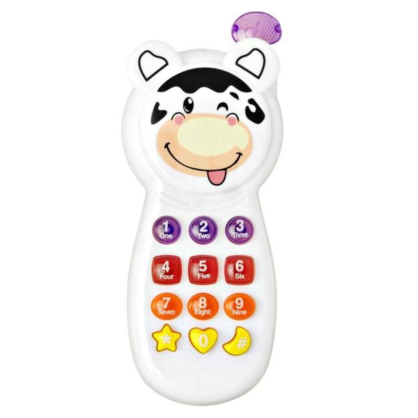 Imagem de Brinquedo Infantil Celular Vaquinha Com Som E Luzes