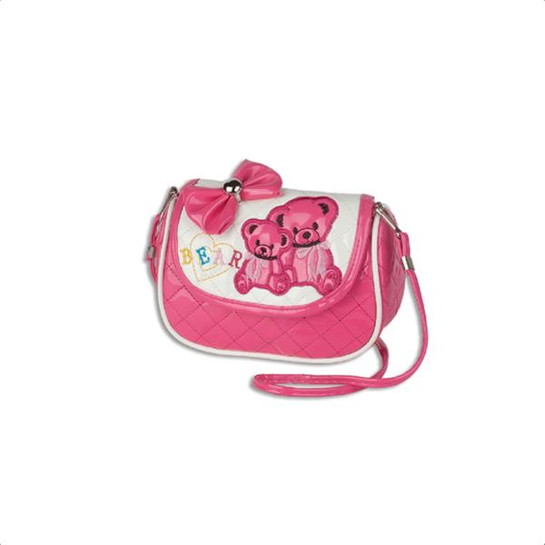 Imagem de Brinquedo Infantil Coleção Princesas Bolsa com Acessórios Tiara Presilhas Sortido Rosa - Fenix BS-201