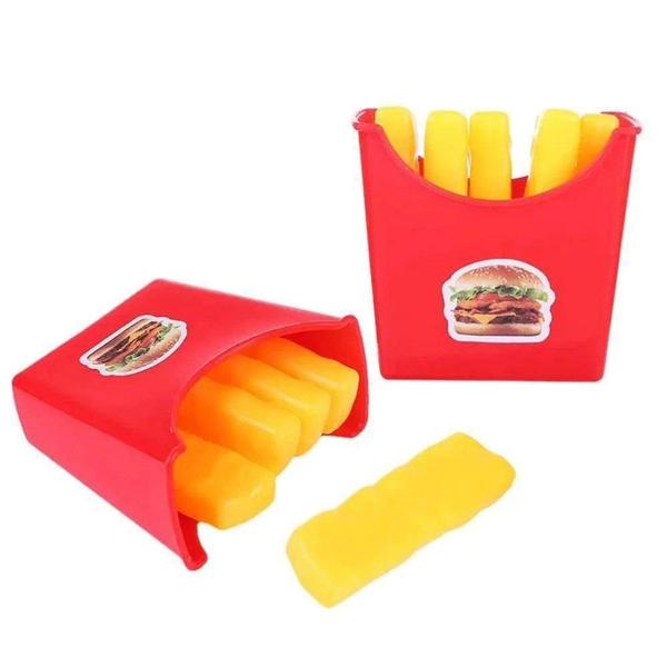 Imagem de Brinquedo Infantil Comidas Hambúrguer Refri Batatas Fritas - Toy King BA12206