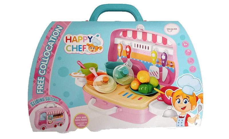 Imagem de Brinquedo Infantil Comidinhas Do Chefe Cozinha Maleta - Toy King - Chef de Cozinha