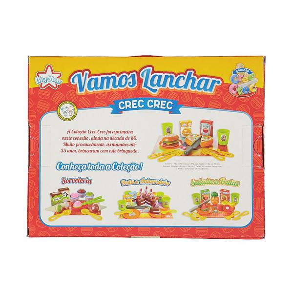 Imagem de Brinquedo Infantil Cozinha Crec Crec Vamos Lanchar Big Star