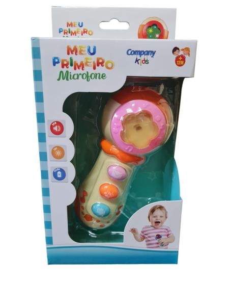 Imagem de Brinquedo Infantil Criança Meu Primeiro Microfone Educativo