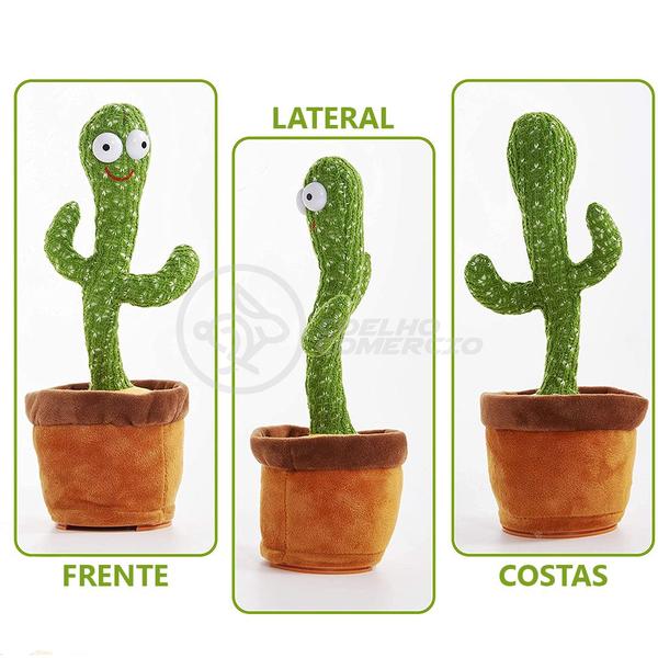 Brinquedo Infantil Criança TikTok Cacto Dançante Luminoso Pelúcia 120 Músicas Canta Fala Repete USB - Smart Bracelet Imagem de Brinquedo Infantil Criança TikTok Cacto Dançante Luminoso Pelúcia 120 Músicas Canta Fala Repete USB