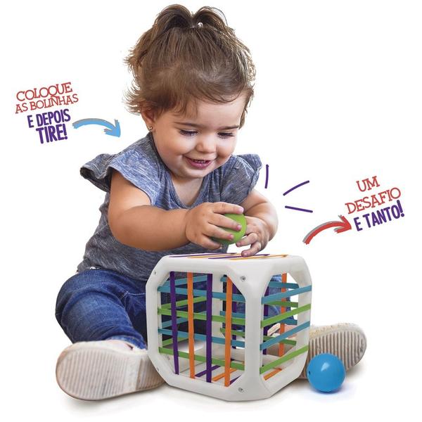 Imagem de Brinquedo Infantil Cubo Entrelaçado