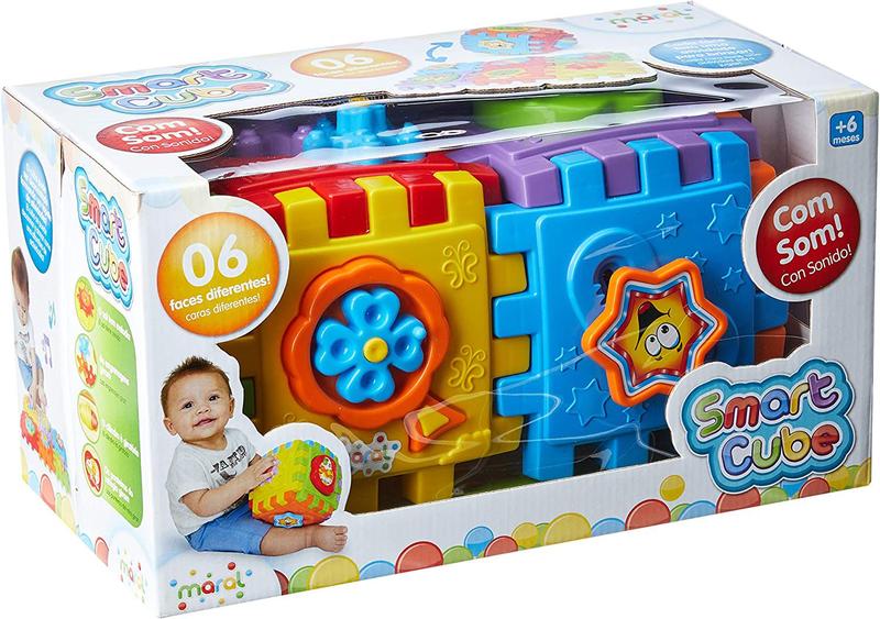 Imagem de Brinquedo Infantil Cubo Smart Com Som - Maral