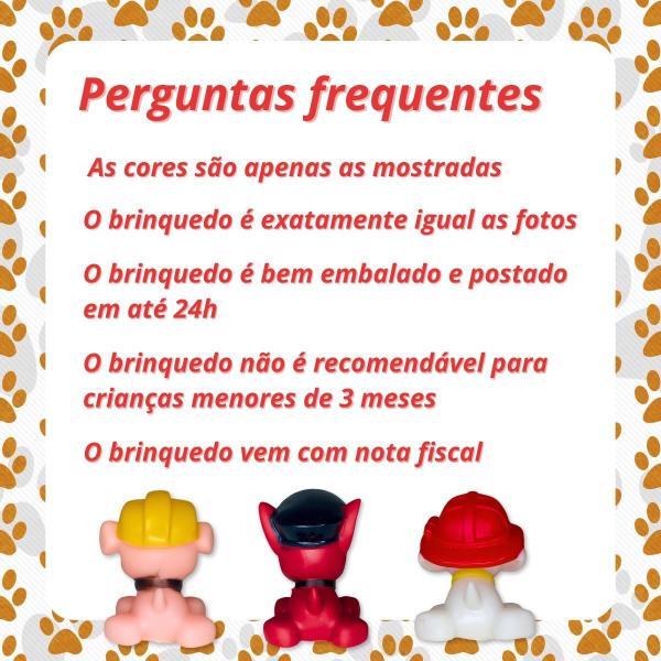 Imagem de Brinquedo Infantil de Banho para Bebê Patrulha Vinil c/ Som