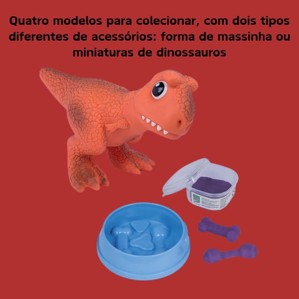 Brinquedo infantil dino world babys carnotauro massinha Cotiplas 2343 Imagem de Brinquedo infantil dino world babys carnotauro massinha Cotiplas 2343