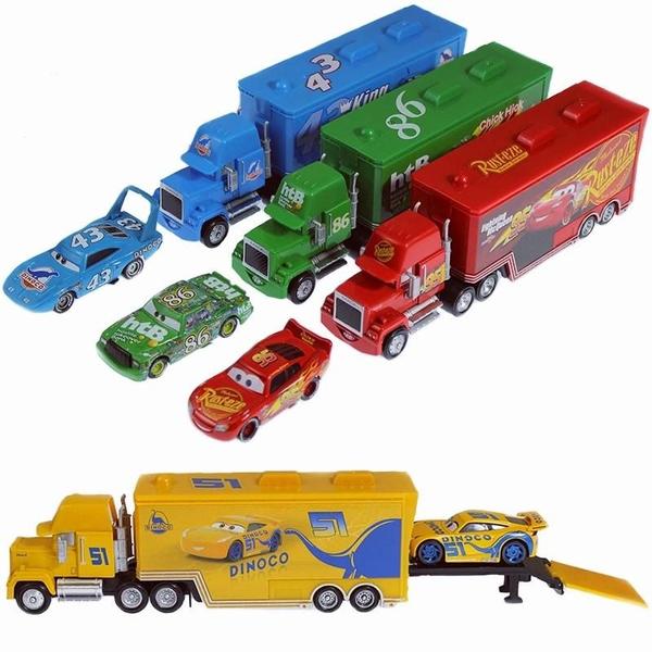 Imagem de Brinquedo Infantil Disney Pixar Cars 3 - Relâmpago McQueen e Mack Truck - Resgate