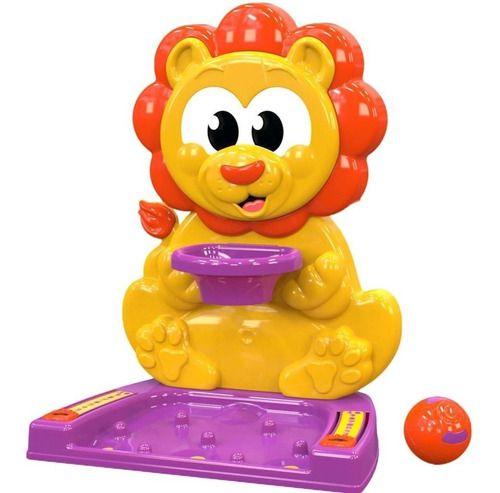 Imagem de Brinquedo Infantil Dr. Baby Basket Lion Laranja