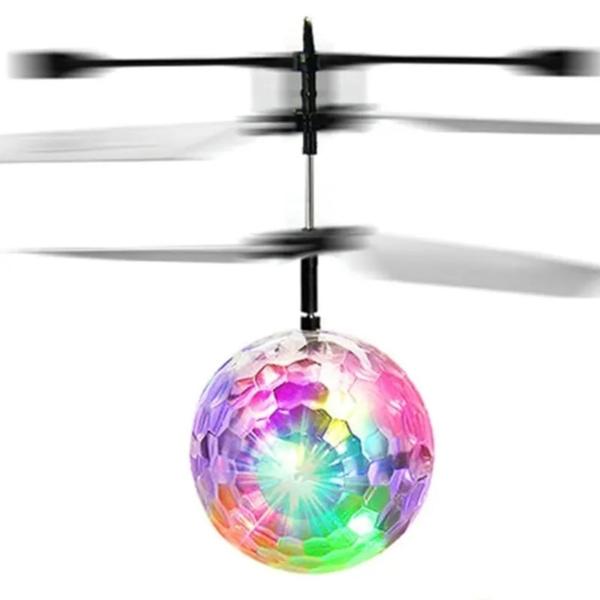 Imagem de Brinquedo Infantil Drone Bola Sensor Proximidade Luzes Leds