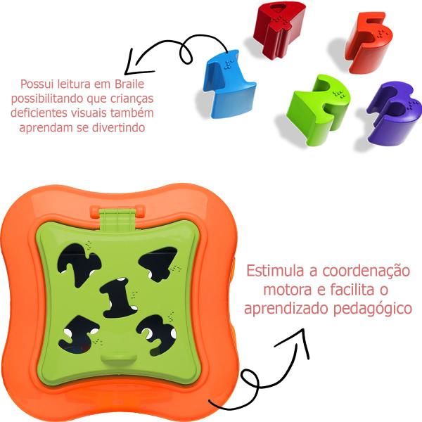 Imagem de Brinquedo Infantil Educativo Divertido Bauduxo Didático Com Braile Cardoso Toys