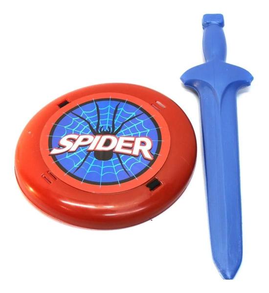 Imagem de Brinquedo Infantil Espada Com Escudo Herói Homem Aranha