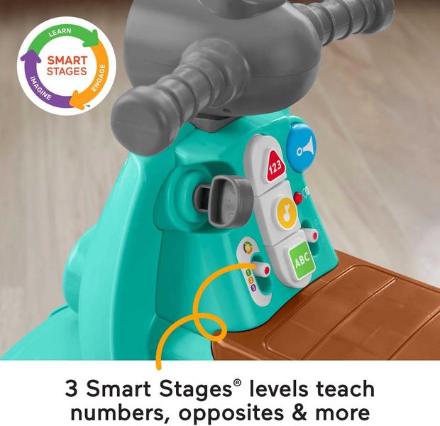 Imagem de Brinquedo infantil Fisher-Price Laugh & Learn, Smart Stag