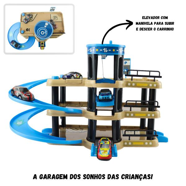 Imagem de Brinquedo Infantil Garagem E Estacionamento De Carros