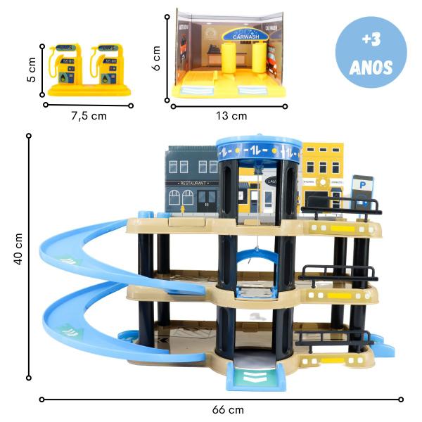 Imagem de Brinquedo Infantil Garagem E Estacionamento De Carros