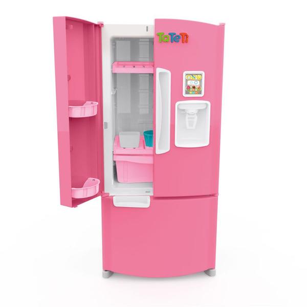 Imagem de Brinquedo Infantil Geladeira Frost Fun Candy com Acessórios - TaTeTi - ROSA