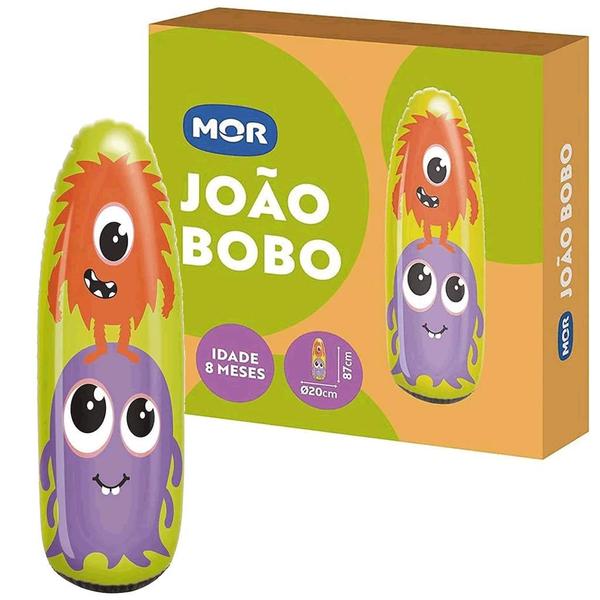 Imagem de Brinquedo Infantil João Bobo Inflável Monstrinhos Verde Mor