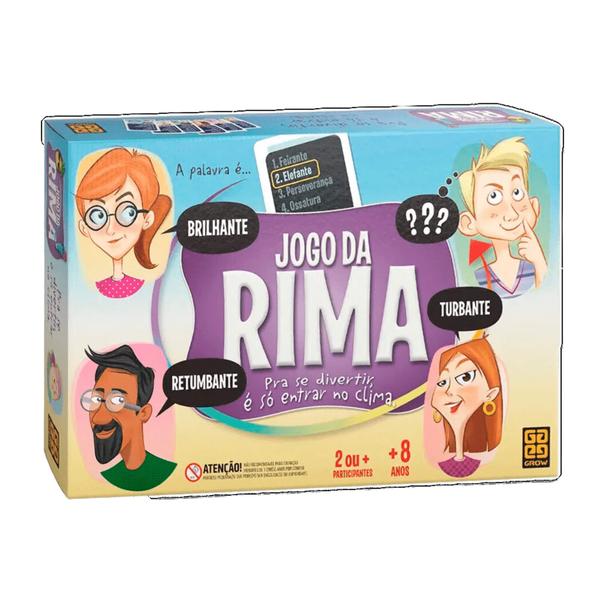 Imagem de Brinquedo Infantil Jogo da Rima Grow - 03719