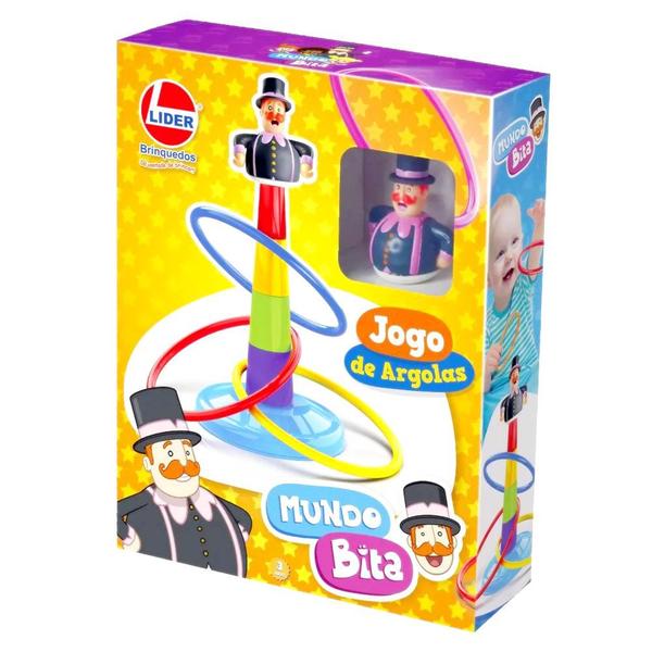 Imagem de Brinquedo Infantil Jogo De Argolas Mundo Bita - Lider