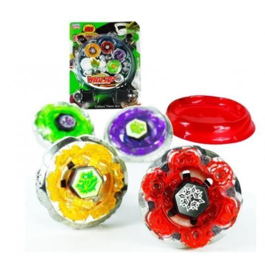 Imagem de Brinquedo Infantil Kit Beyblade Tornado Metal Battle C 4