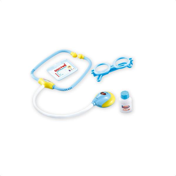 Imagem de Brinquedo Infantil Kit Dentista Azul Com Avental e Acessórios Fenix - DTV-806 A