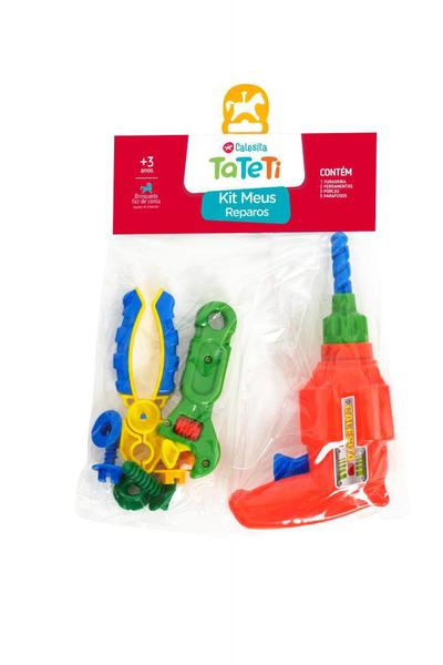 Imagem de Brinquedo Infantil Kit Meus Reparos 9 Peças Tateti Kit Sortido