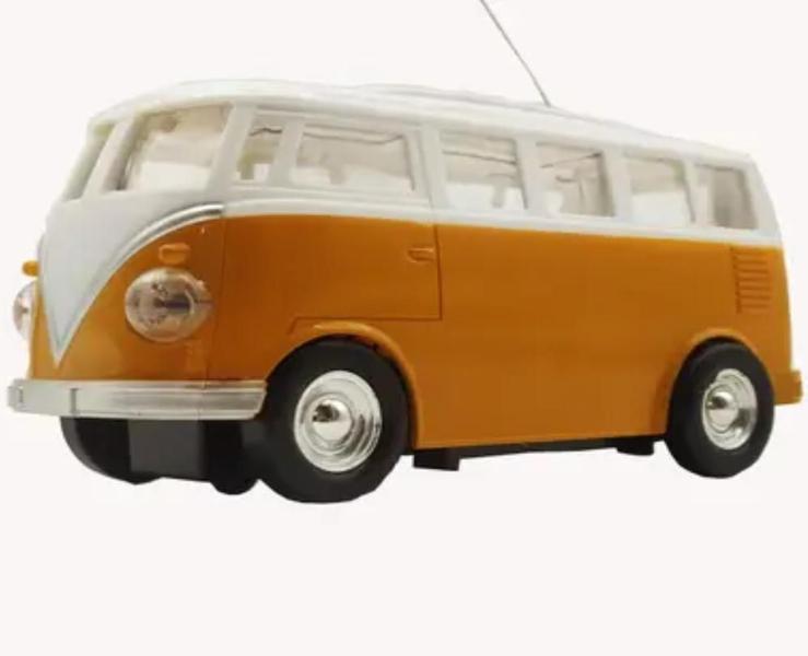 Imagem de Brinquedo Infantil Kombi Retro Carrinho De Controle Remoto