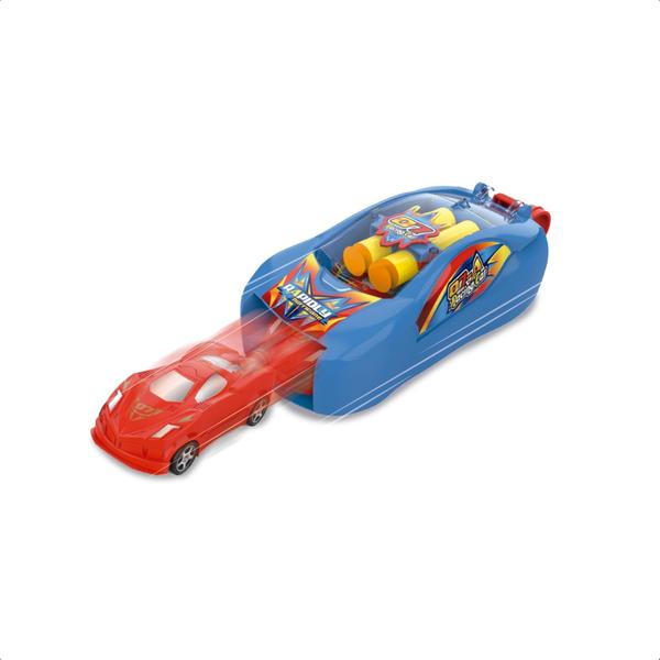 Imagem de Brinquedo Infantil Lança Car Acompanha 1 Carrinho 2 Dardos Sortido e Unitário - Fenix Brinquedos DLC-965