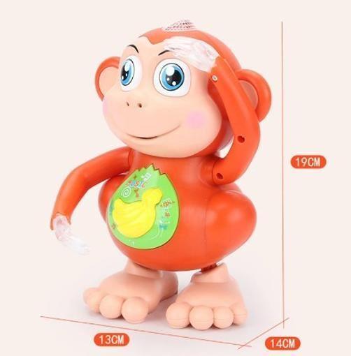 Imagem de Brinquedo Infantil Macaco Dançarino Luz Som