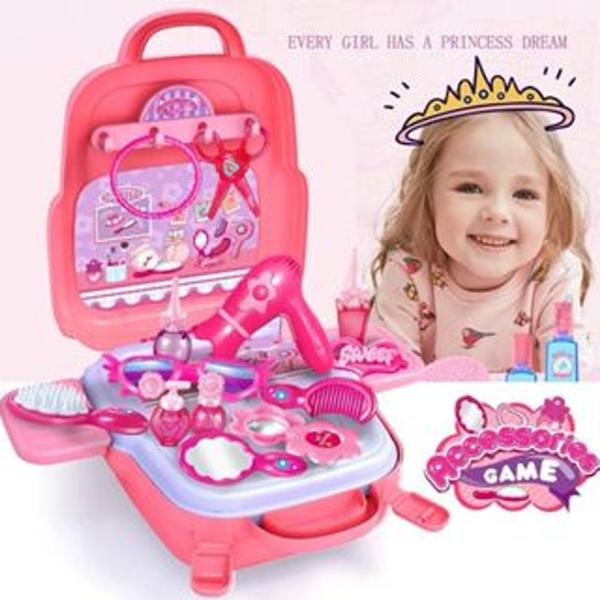 Imagem de Brinquedo infantil maleta beleza 3 em 1 com 21 peças ENVIO IMEDIATO!