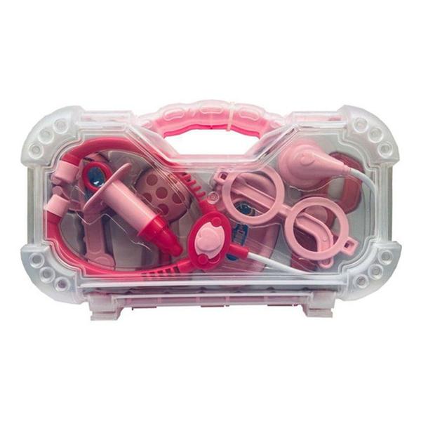 Imagem de Brinquedo Infantil Maleta Kit Médico 7 Peças - Rosa