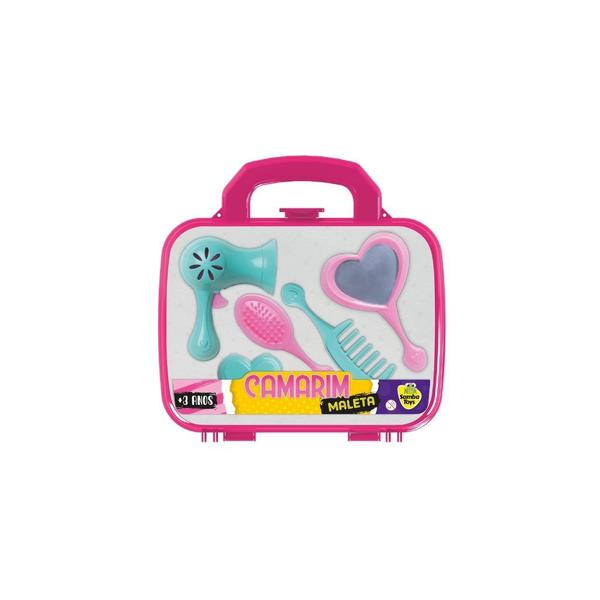 Imagem de Brinquedo infantil maletinha camarim fashion com acessorios