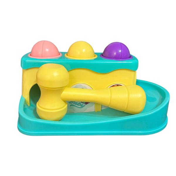 Imagem de Brinquedo Infantil Martelinho Com Bolinhas Polibrinq BB3034