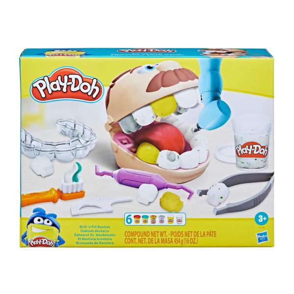 Imagem de Brinquedo Infantil Massinha de Modelar Brincando de Dentista Play Doh Hasbro - 15717