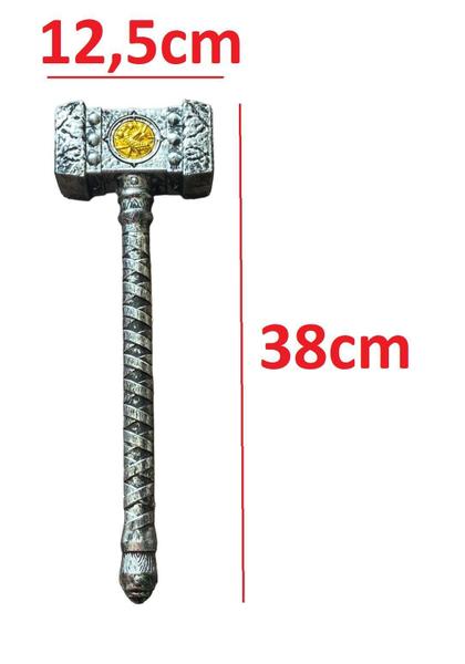Brinquedo Infantil Medieval Martelo De Plástico 38Cm - Company kids Imagem de Brinquedo Infantil Medieval Martelo De Plástico 38Cm