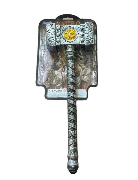 Brinquedo Infantil Medieval Martelo De Plástico 38Cm - Company kids Imagem de Brinquedo Infantil Medieval Martelo De Plástico 38Cm