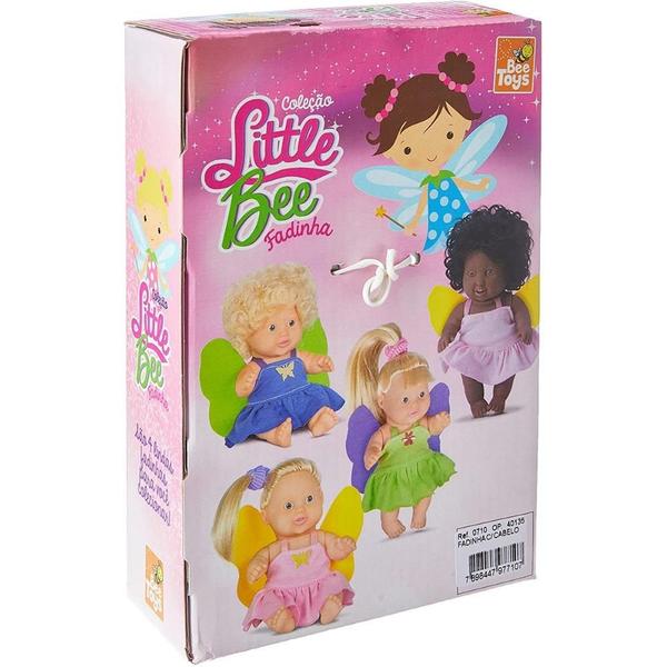 Brinquedo Infantil Menina Pequena Fada Fadinha Cabelo Loiro - Bee Toys Imagem de Brinquedo Infantil Menina Pequena Fada Fadinha Cabelo Loiro