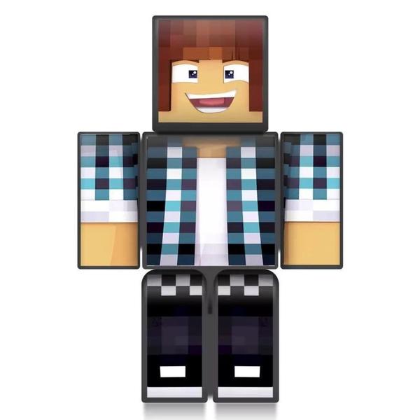 Imagem de Brinquedo Infantil Minecraft Authentic Games Gamer's Skins Holográfico Articulado 25cm