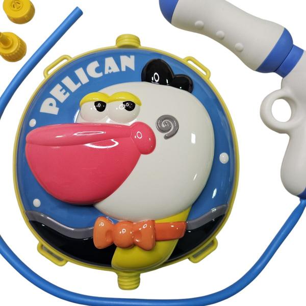 Imagem de Brinquedo Infantil Mochila C /  Lança Água Pelicano - HK Brinquedos