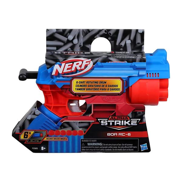 Imagem de Brinquedo Infantil Nerf Alpha Lançador de Dardo Strike Boa RC 6 Hasbro - 16766