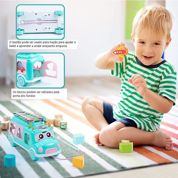 Brinquedo Infantil Ônibus Musical Educativo Pcs De Encaixar - Vales Variedades Imagem de Brinquedo Infantil Ônibus Musical Educativo Pcs De Encaixar