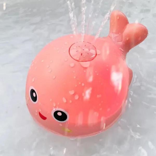 Brinquedo Infantil Para Banho Baleia Com Led - FSS Variedades Imagem de Brinquedo Infantil Para Banho Baleia Com Led