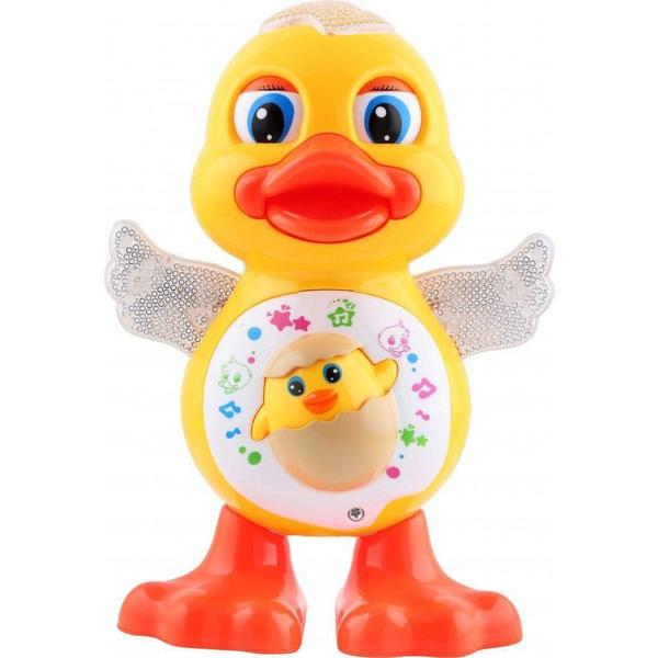 Imagem de Brinquedo Infantil Pato Dançarino Patinho Musical Com Luz