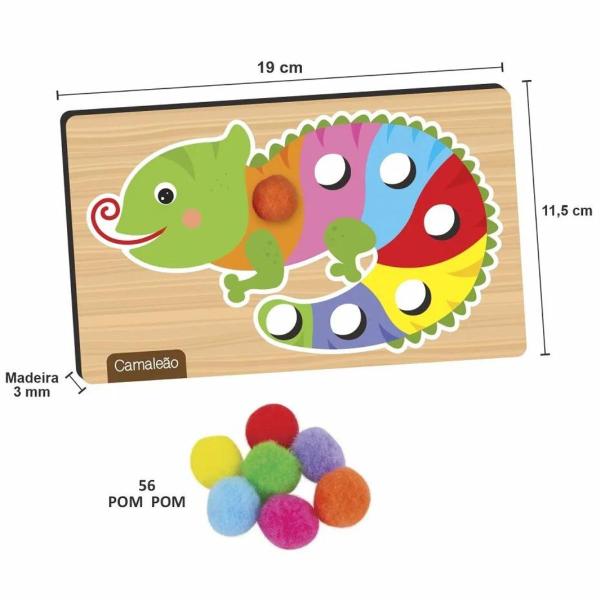 Brinquedo Infantil Pega Pom Pom Coleção de Jogos Didáticos Crescer - Nig Brinquedos Imagem de Brinquedo Infantil Pega Pom Pom Coleção de Jogos Didáticos Crescer - Nig Brinquedos