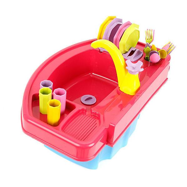 Brinquedo Infantil Pia Acqua Clean Com Acessórios Cotiplás Imagem de Brinquedo Infantil Pia Acqua Clean Com Acessórios Cotiplás